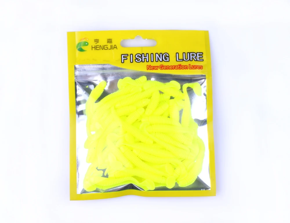 HENGJIA мягкие рыболовные приманки для червя приманка рыбы tail grub воблеры плавающие