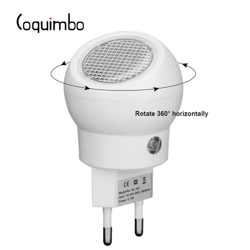 Coquimbo светильник Сенсор Управление светодиодный Ночной 110V 220V EU Plug 360 градусов