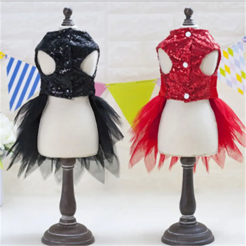 Pet Dress Dog Clothes Outfit for Small Dogs Cute Clothing Puppy Skirt Chihuahua | Дом и сад