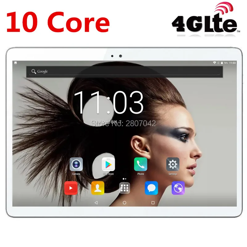 2019 новейший 128 Гб ПЗУ планшет 10 дюймов 4G LTE gps wifi телефонный звонок ядер 1920*1200 ips