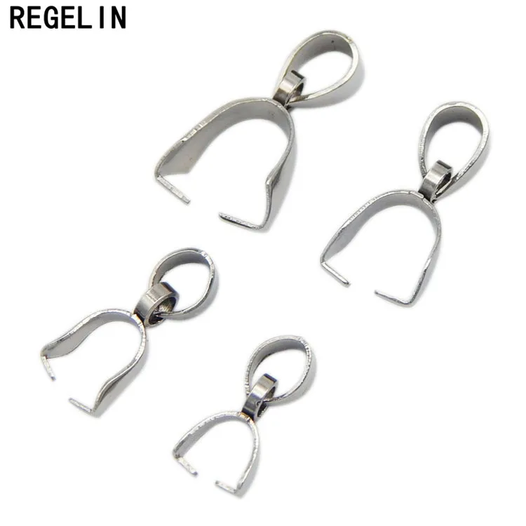 Концевики REGELIN из нержавеющей стали с крючком фитинг ожерелье браслет 10 шт./лот
