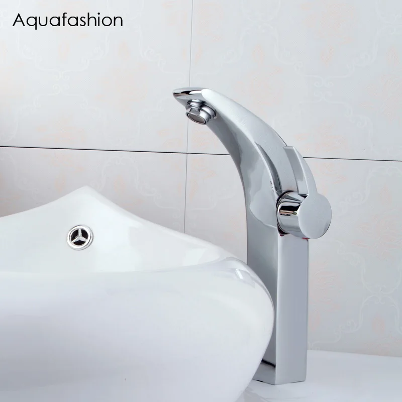 Украшение дома в форме Луны кран для ванной комнаты хромированный раковины