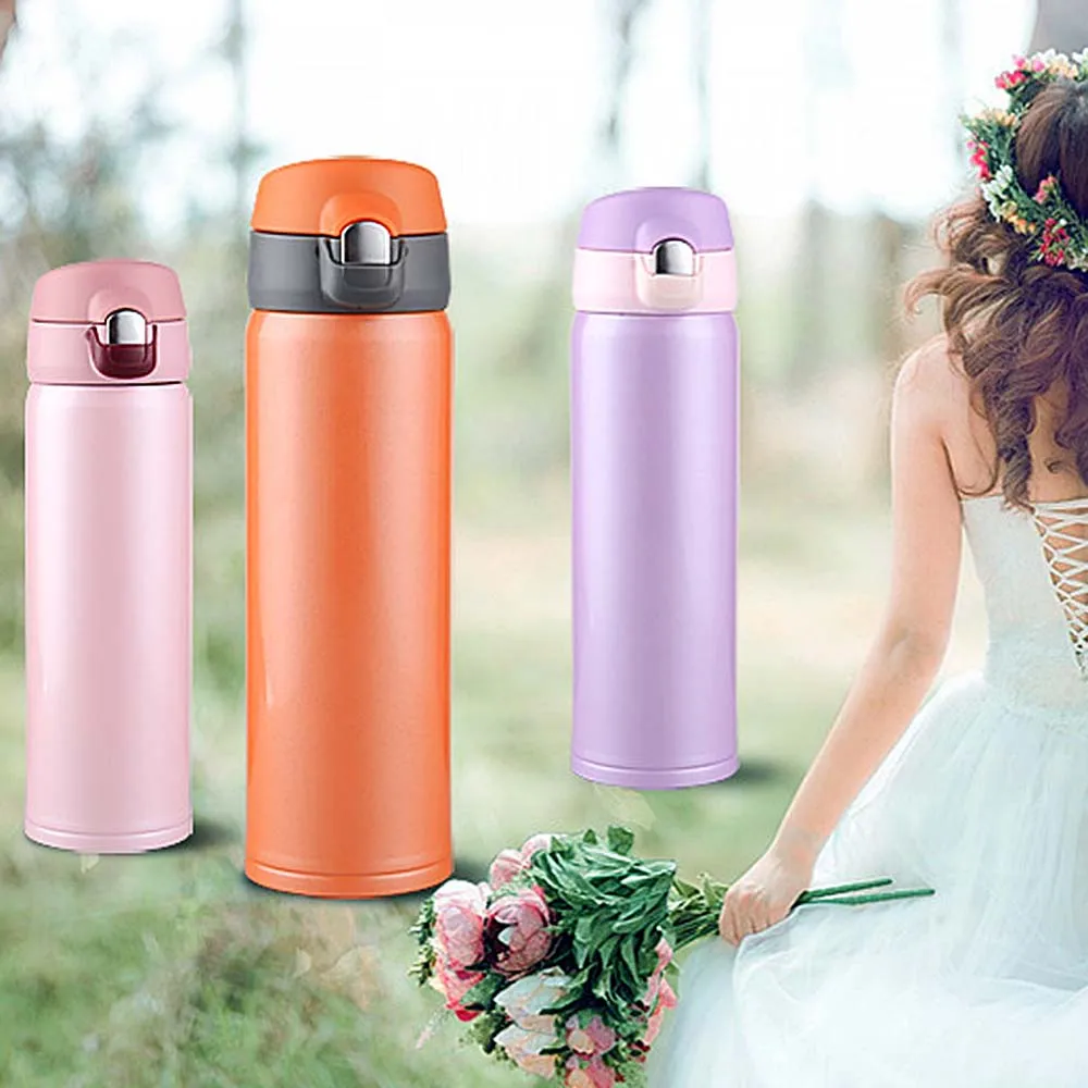 KeyBox 500 мл Нержавеющая сталь вакуумной присоской бутылку воды Кофе путешествия