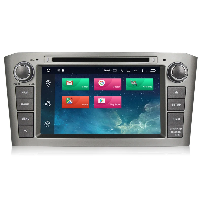 7 дюймовый Android 6 0 четырехъядерный автомобильный dvd плеер с GPS навигационной