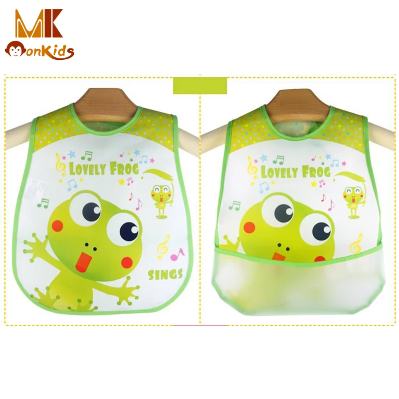 MK 2017 Детей Само Кормление Уход Водонепроницаемый Детские Нагрудники Младенцы