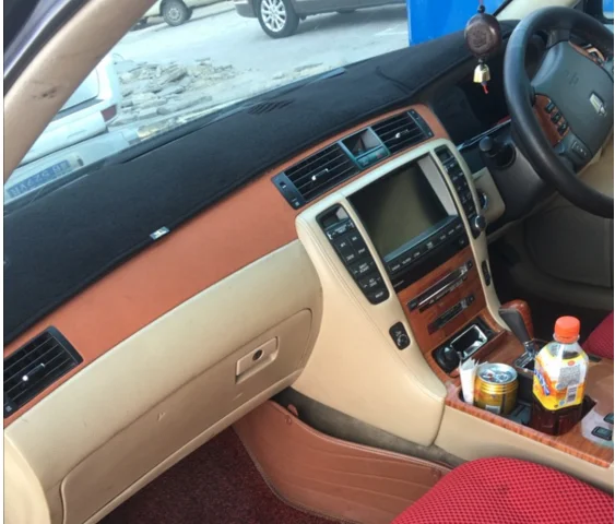 Аксессуары для стайлинга автомобиля крышка приборной панели toyota crown generation 12 2004 2005