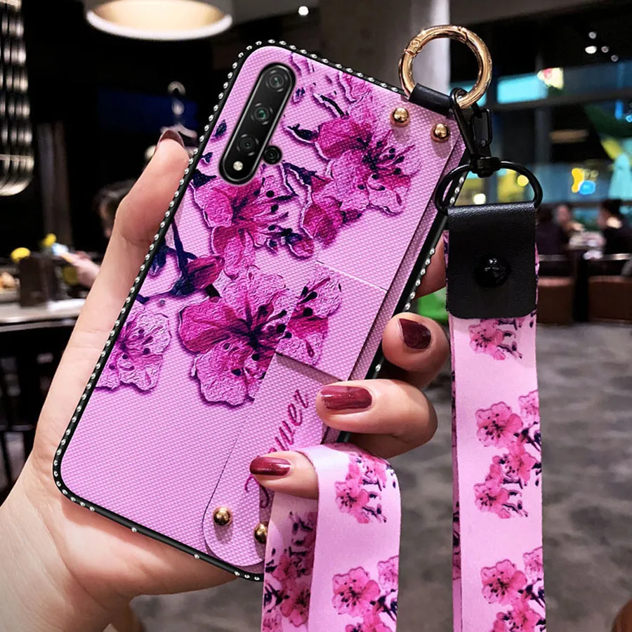glitter diamond strap tpu case for huawei mate 20 pro P30 P20 pro lite honor 7x 8x 10 20 7A pro lite Y6 pro Y9 case cover