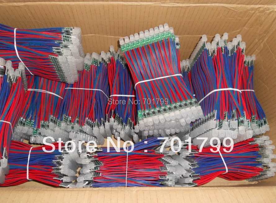 Неводонепроницаемый вход 12 в пост. Тока мм WS2811 pixel node 100 шт. a string|string mode|string schoolsstring