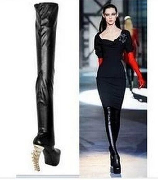 2017 г. Новинка хит продаж пикантная обувь для подиума на высоком каблуке с