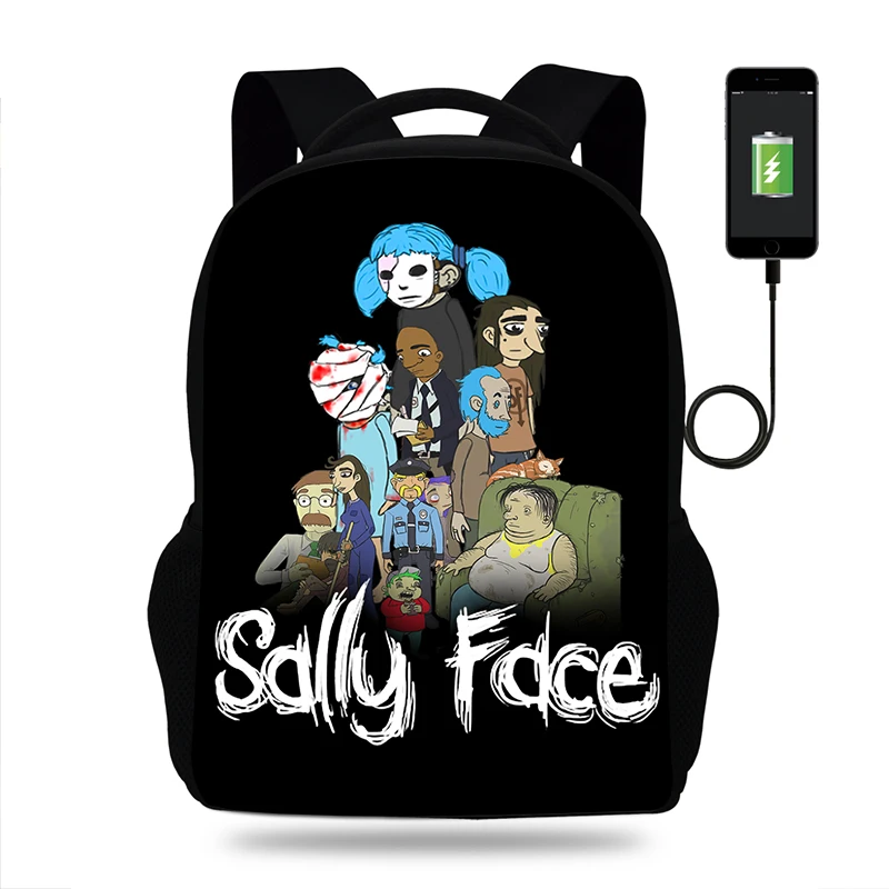 BULEFLYER Горячие игры Sally уход за кожей лица мультфильм печати ранцы Рюкзаки Сумка