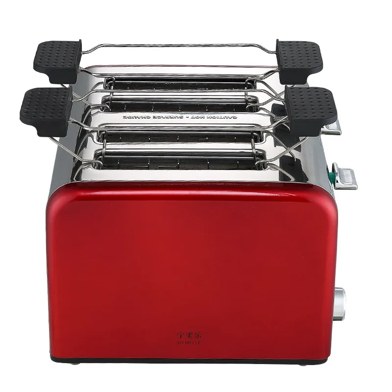 Тостеры Нержавеющая сталь тостер завтрак производитель автоматический прибор