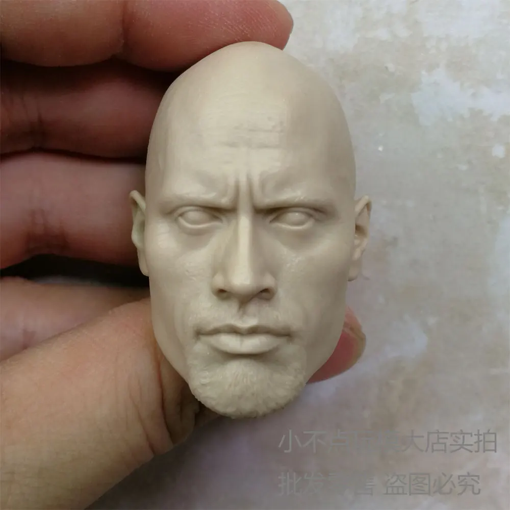 Неокрашенная голова Dwayne Johnson Fast &amp Furious масштаб 1/6 | Игрушки и хобби