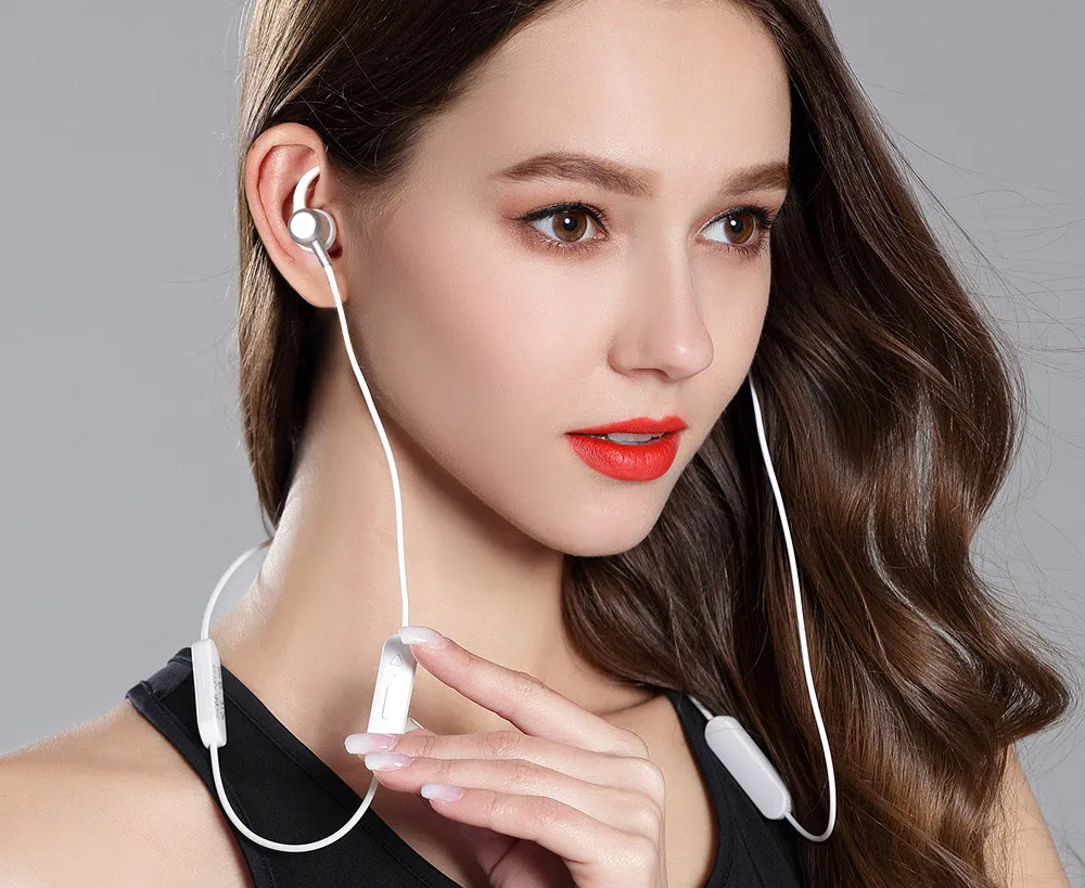 2019 Bluetooth наушники Беспроводные спортивные Шейная гарнитура с микрофоном Версия