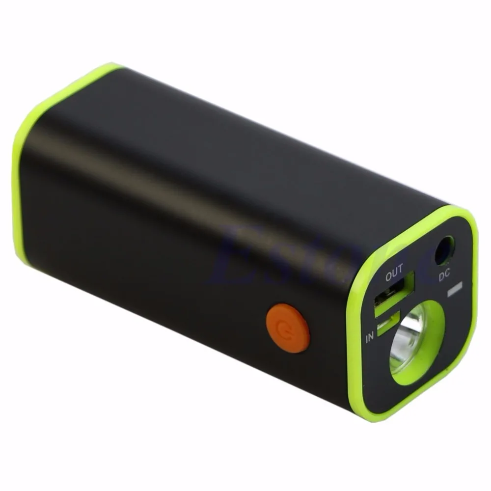 1 шт. Новый USB Мобильный Внешний аккумулятор 4x18650 зарядное устройство Коробка