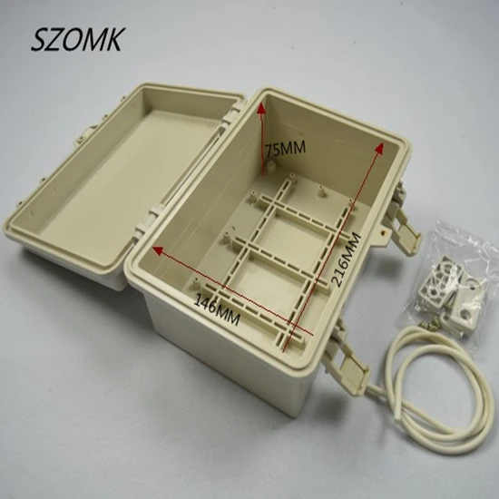 1 шт IP65 Водонепроницаемая пластиковая коробка электроника корпус 240x170x110 мм