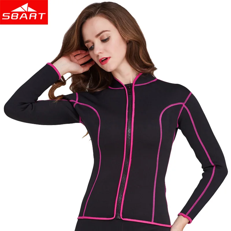 SBART 2017 купальник женский спортивный костюм С Длинным Рукавом Женщины 2 ММ