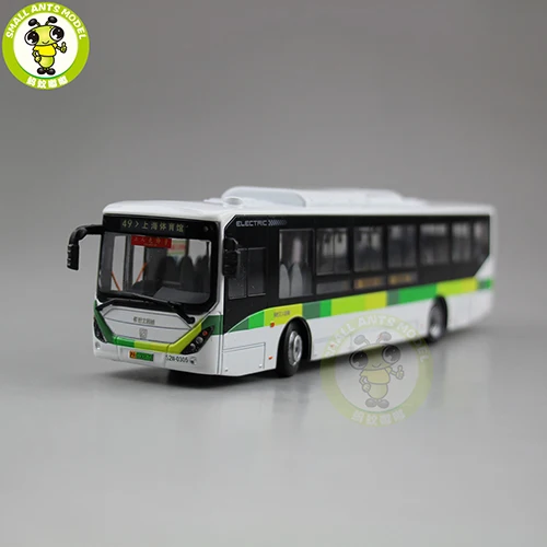 No.49 1/64 Китай Volvo городской автобус SWB6128BEV электрический автобус литой автобус модель автомобиля игрушки для детей Детский подарок - Цвет: No.49