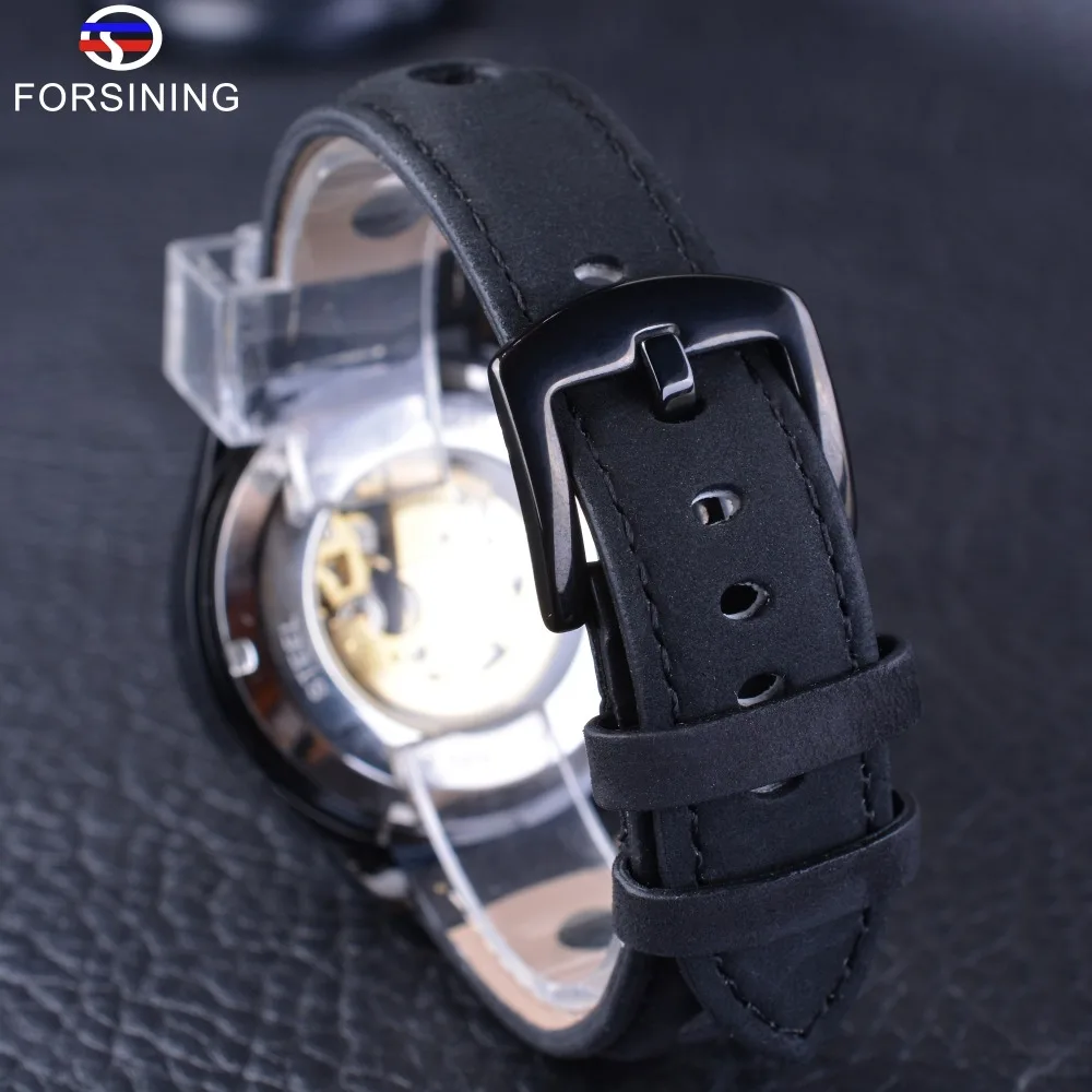 Часы наручные Forsining Мужские автоматические брендовые Роскошные модные