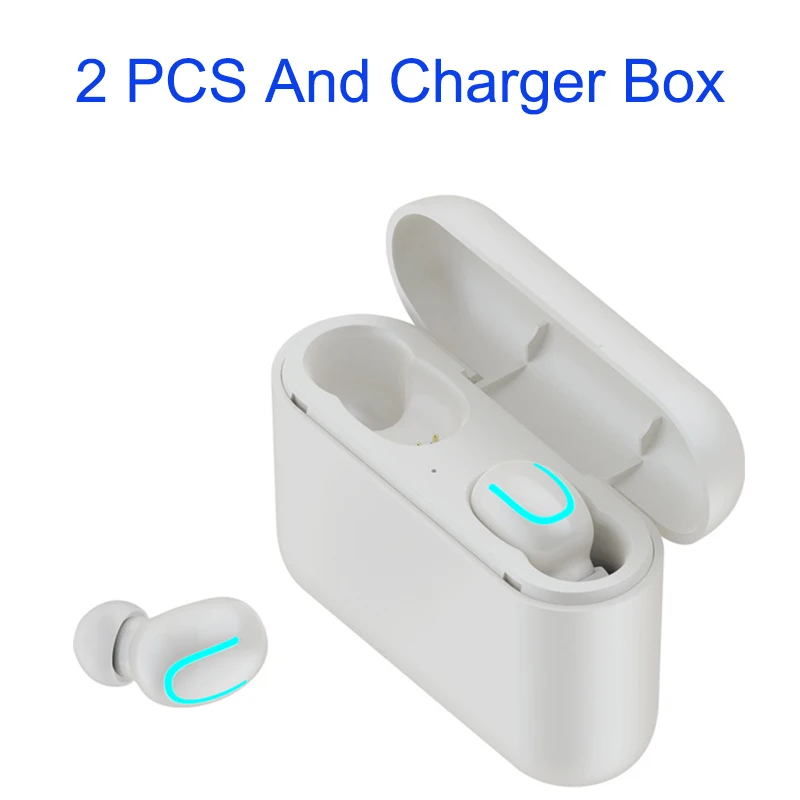 2 Pieces And Charger Тяжелый бас Bluetooth наушники с зарядным устройством Беспроводные наушники с mi c для Xiaomi mi 9 A2 Lite A1 8 Lite mi 8 SE F1 5S Plus - Цвет: 2 Pieces And Charger
