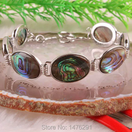 Браслет с овальными бусинами из натуральной раковины бесплатная доставка|bead