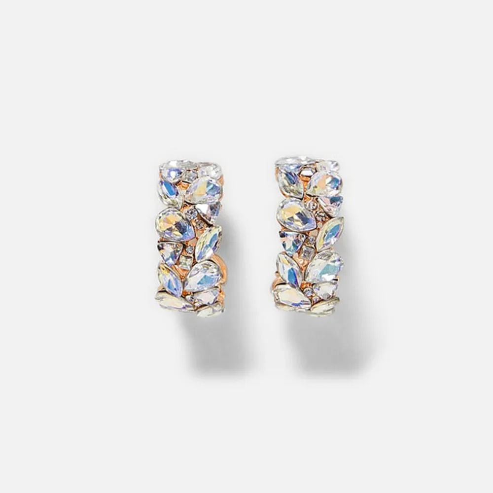 Лучшие женские Boho ZA модные серебряные серьги для женщин многоцветные ed блестящие серьги для свадебной вечеринки Подарки для девочек золотые ювелирные изделия