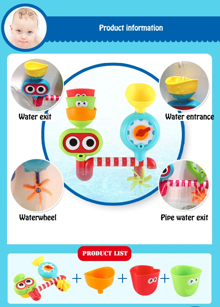 Летние детские игрушки для купания, детские игрушки для игры в воду, игрушки для малышей и детей ясельного возраста, Набор детских игрушек для купания, игрушки для плавания и хобби