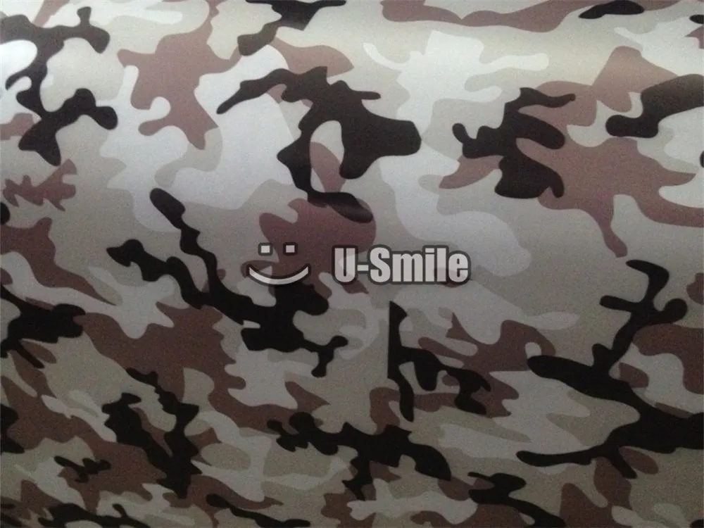 Камуфляжная виниловая пленка с изображением коричневого тигра черная