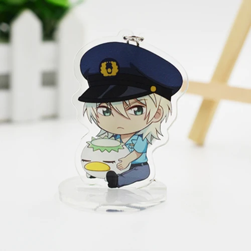 SARAZANMAI Jinnai Enta Akutsu Mabu Yasaka Kazuki Reo Niiboshi аниме-волосы косплэй костюм парик игры роль кольцо для ключей стенд пластины подарок
