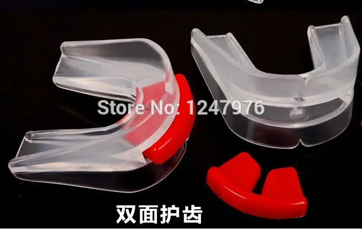 Бесплатная доставка защита для двойных зубов бокса боксерский мундштук бруксизм