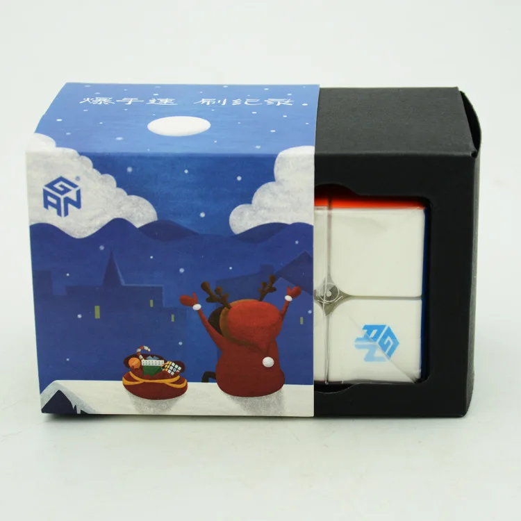 GAN249 V2 M 2x2x2 Магнитные Magic Cube головоломка 2x2 Скорость Cube Ган Air 249 2 м профессиональный лад Развивающие игрушки для детей