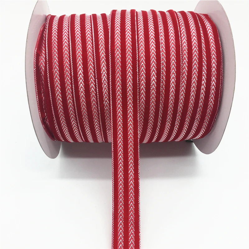 Бархатная лента 3 ярда 1 дюйм 25 мм|Ленты для шитья| |