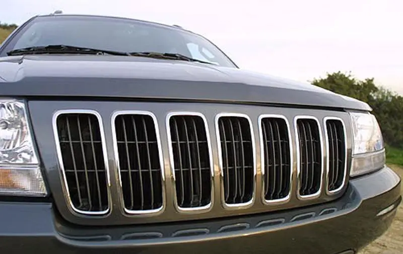 For Jeep Grand Cherokee 1999-2003 ABS Plastic Front Bumper with Car grille Net A | Chromium Styling