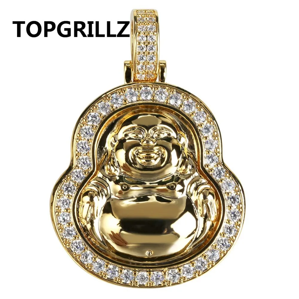 Мужская подвеска TOPGRILLZ ожерелье в стиле хип-хоп медное золотое/серебряное
