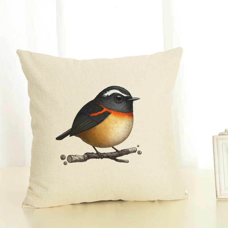 Новый fat bird second серия диванов набор защитных подушек льняная наволочка | Дом и сад
