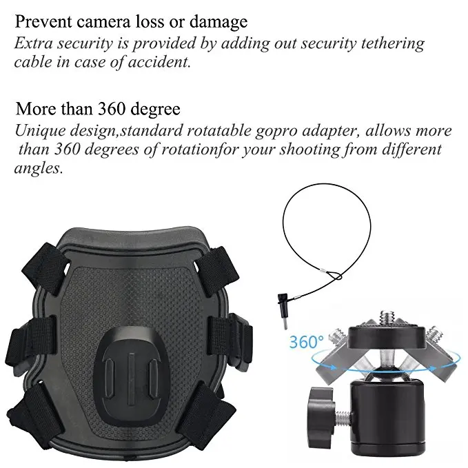 Аксессуары для камеры Go Pro нагрудный ремень с креплением на собаку собачья упряжь