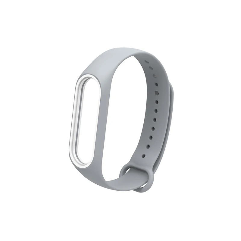 Grey Браслет Correa mi Band 3/4, металлический браслет без винтов, браслеты из нержавеющей стали для Xiaomi mi Band 4 Pulseira mi band 3, браслеты - Цвет ремешка: Grey