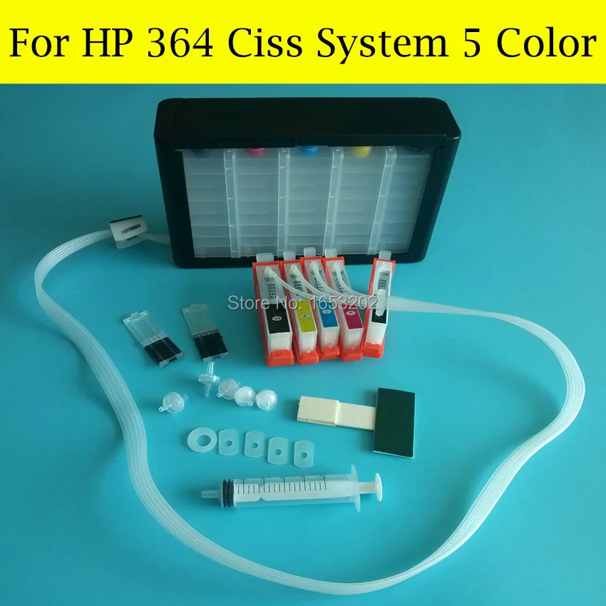 Новейшая пустая система СНПЧ для HP 364XL с чипом автосброса 364 и остановкой резки
