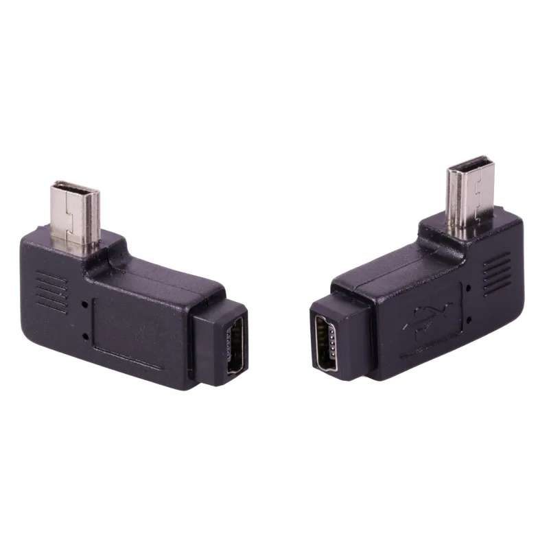 1pc Elbow MINI usb male to female adapter 90 degree turn left/turn right mini 5pin plug connector | Обустройство дома