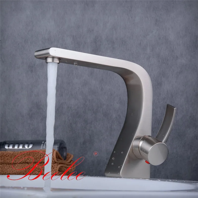 Beelee Античная раковина кран для ванной комнаты Смеситель туалета хром/черный 1