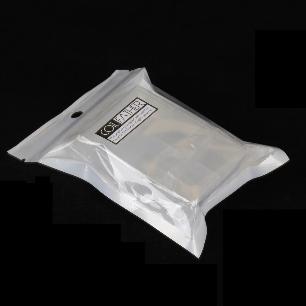 

Coil Father 1pc 6 Slots Eco-Friendly Plastic Square Shaped Household Storage Box Case Electronic Cigarette Wire Container O Ring