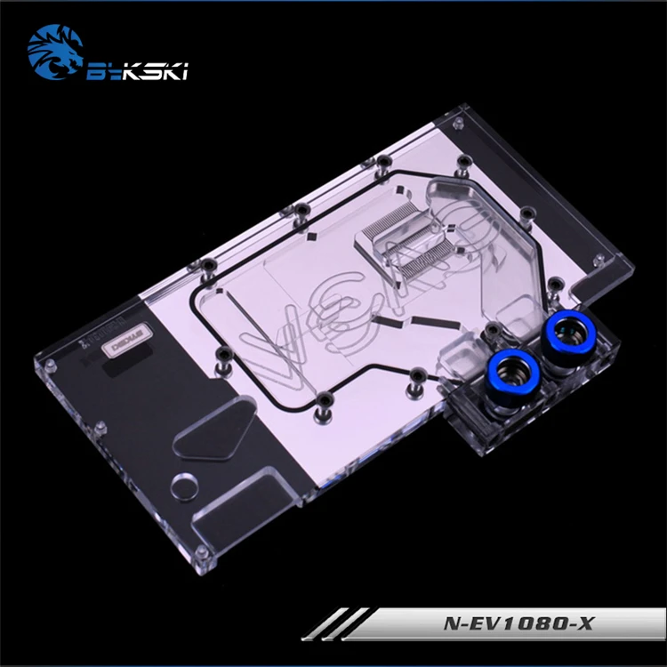 Bykski полное покрытие GPU водяное охлаждение RGB блок для EVGA GTX 1080 1070 N-EV1080-X | Компьютеры