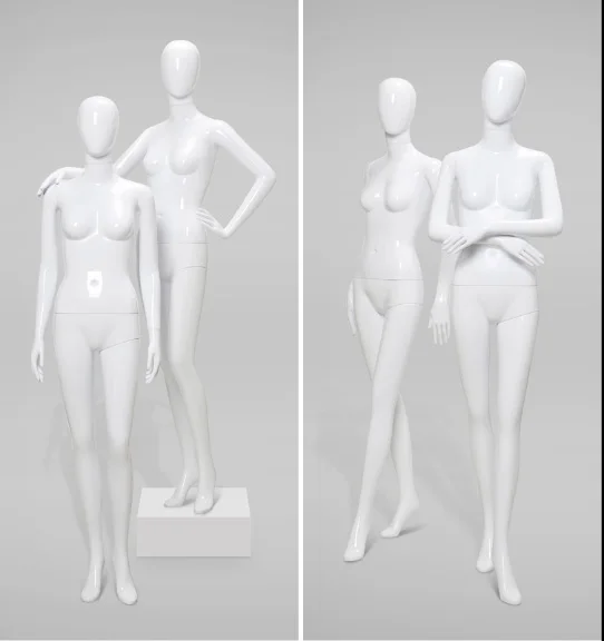 

Top Level Gloss White Female Full Body Mannequin Sexy Manikin Female Made In China