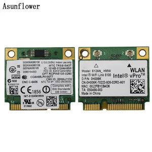 Беспроводная карта 512AN_HMW для Intel WiFi Link 5100 MINI PCI-E карта Wlan адаптер для сети ноутбука 2,4G5 ГГц для Dell