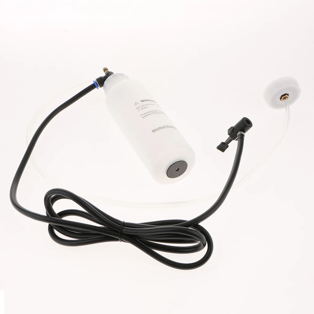 ABN Пневматический вакуумный набор для прокачки тормозов и сцепления 1 литр мастер-цилиндра инструмент для удаления воздуха из жидкости под давлением воздуха.