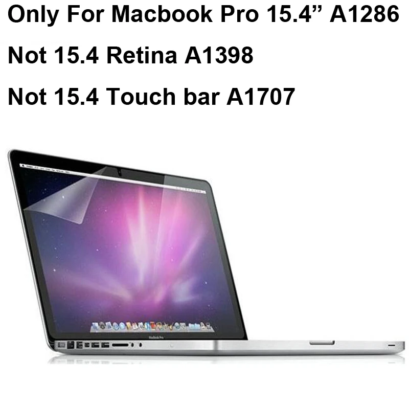 10 шт. матовая защитная пленка для экрана macbook pro 15 4 дюйма A1286 Антибликовая Защитная