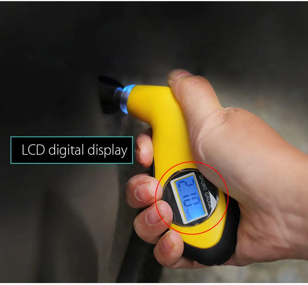 Высокоточный цифровой электронный манометр для колес портативный автомобильный