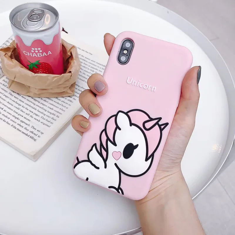 Adorable Case for iPhone X XS Max XR Back Cover Fuda Cute iphone 6 6S Plus 7 8 | Мобильные телефоны и аксессуары