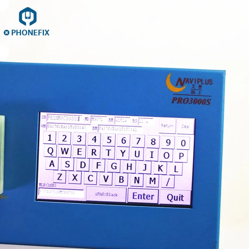 Программатор жесткого диска Naviplus Pro3000S NAND для ремонта iPhone 4 5 6 6P iPad 2 3 Air Mini чтение