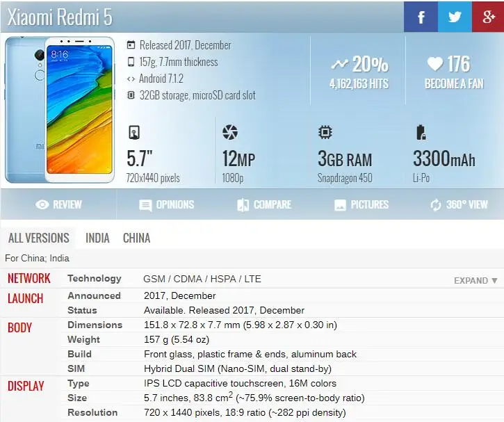 Оригинальный Для Xiaomi Redmi 5 ЖК дисплей + рамка 10 сенсорный экран для Redmi5 дигитайзер