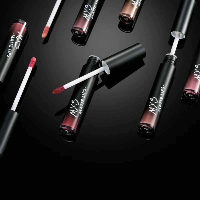 Бренд MYS макияж Матовая жидкая помада оттенок водонепроницаемый длительная